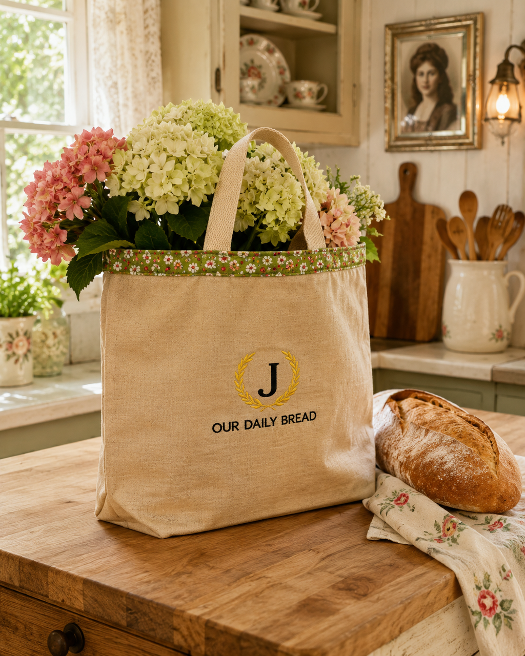 Grandmother's Kitchen Market Bag | DeJane Unlimited