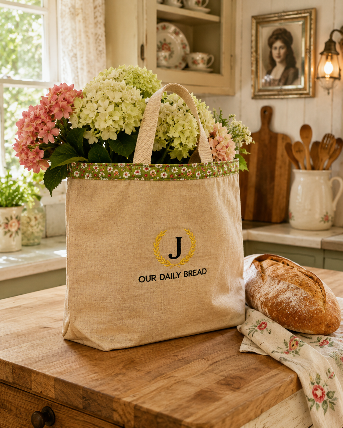 Grandmother's Kitchen Market Bag