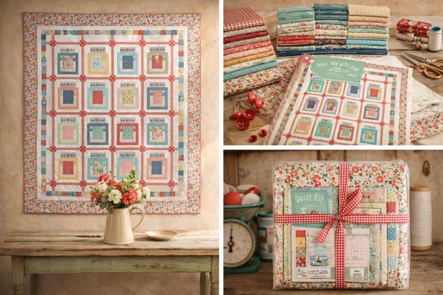Potluck Stars Quilt Kit