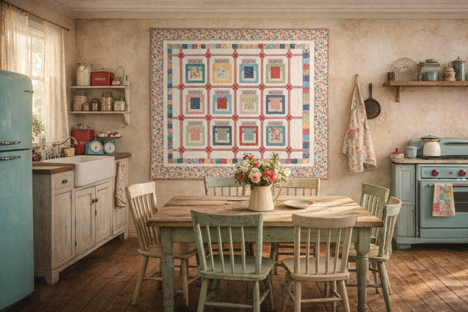 Potluck Stars Quilt Kit
