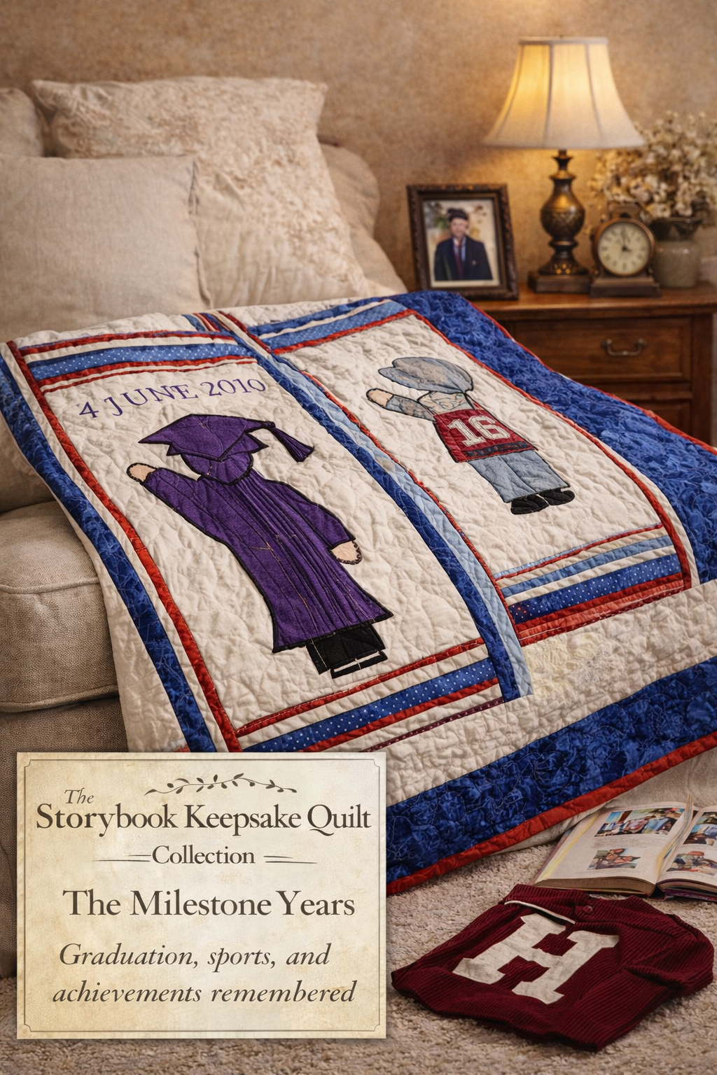 The Storybook of Memories Quilt -(Prices will vary based on design)